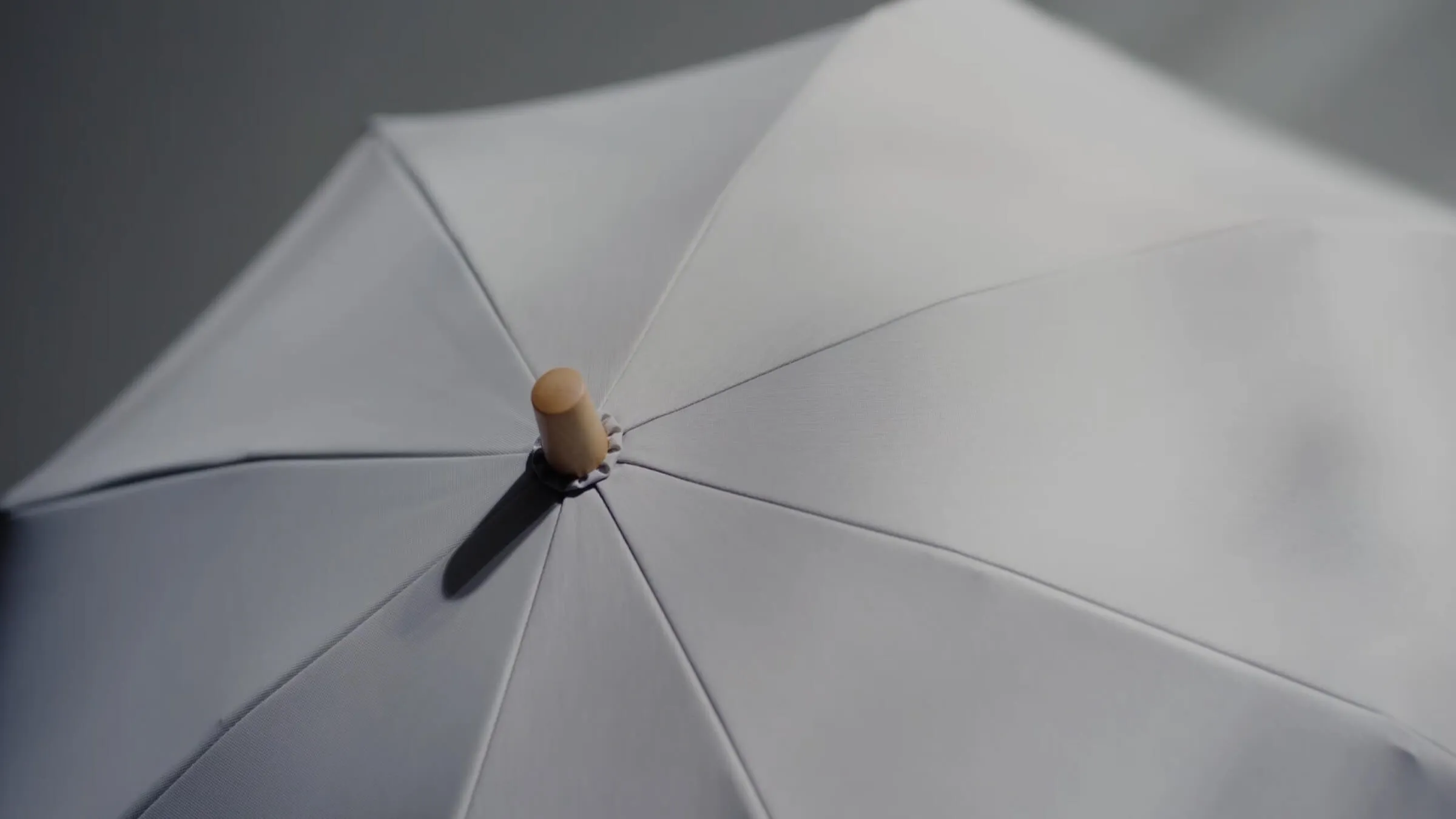 完全に遮光する日傘