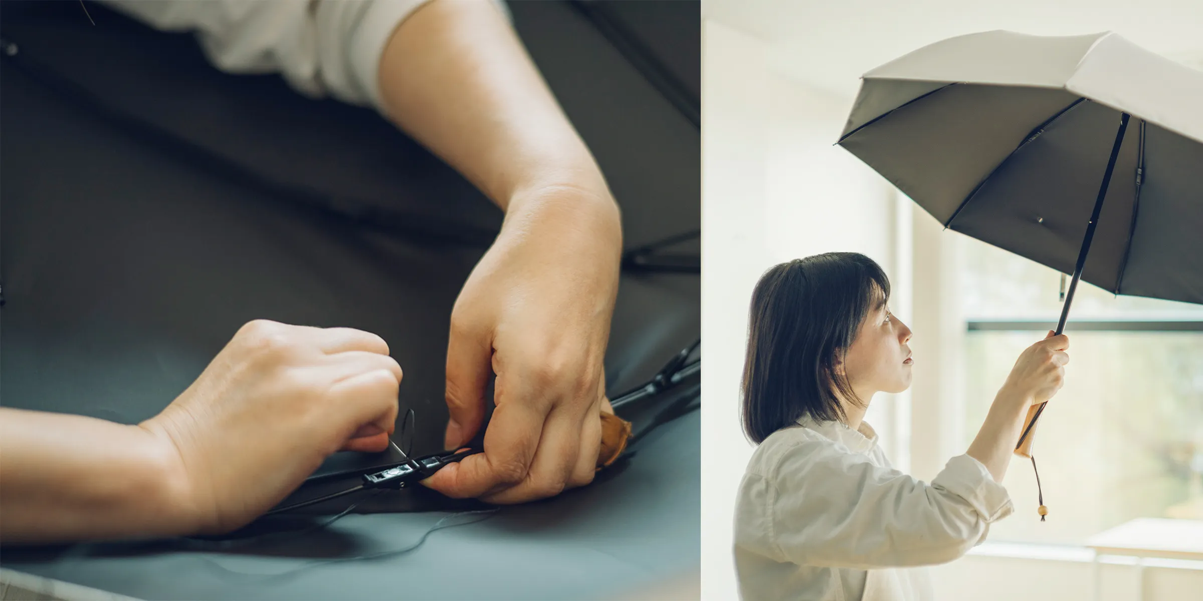 日差しのもとで、心地よく過ごすために。