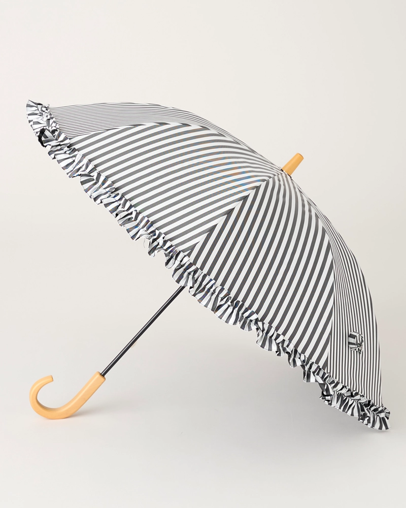 Sサイズ フリル / 白黒ストライプ