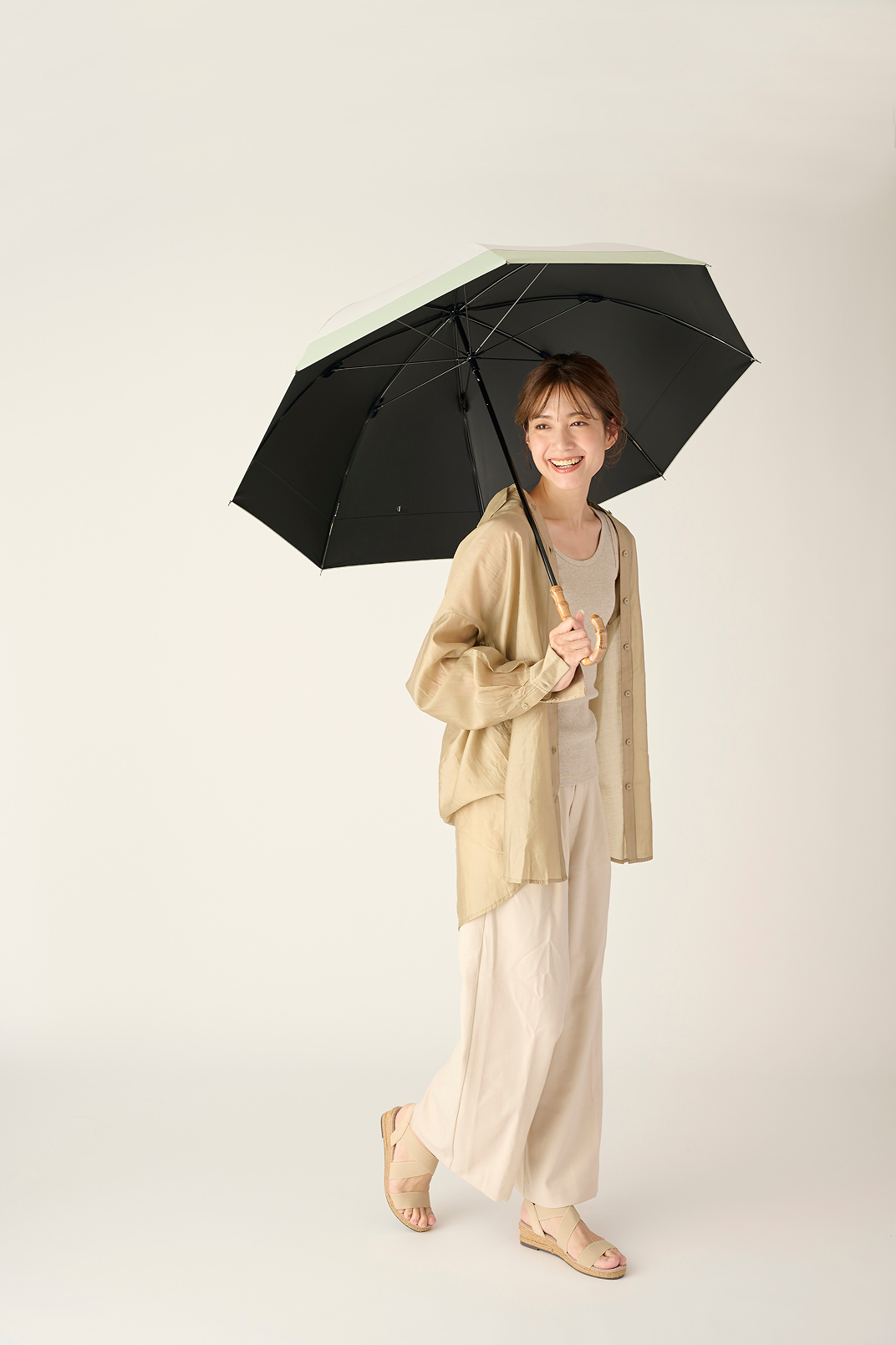 Lサイズ / バイカラー / ホワイト × mokuグリーン　14,520yen (tax in)