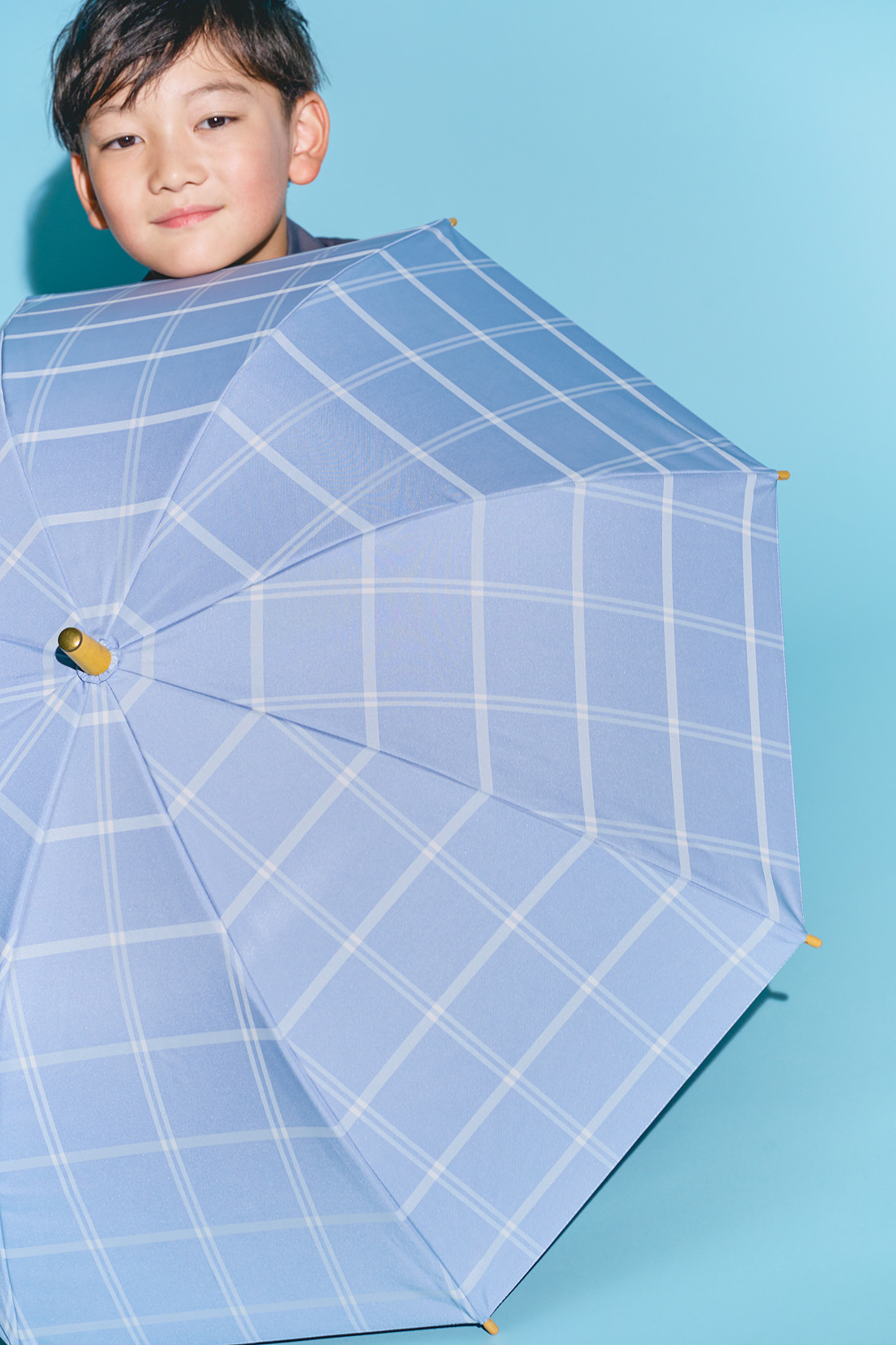 Sサイズ + plus / チェック / ブルー　12,100yen (tax in)