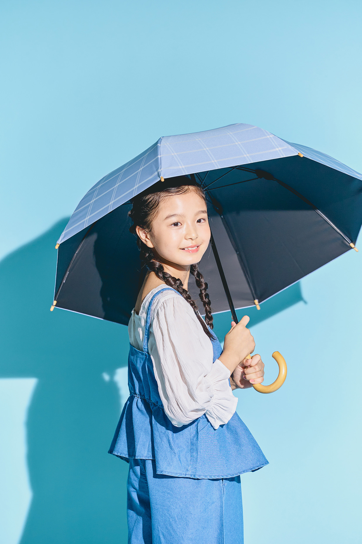 Sサイズ + plus / チェック / ブルー　12,100yen (tax in)