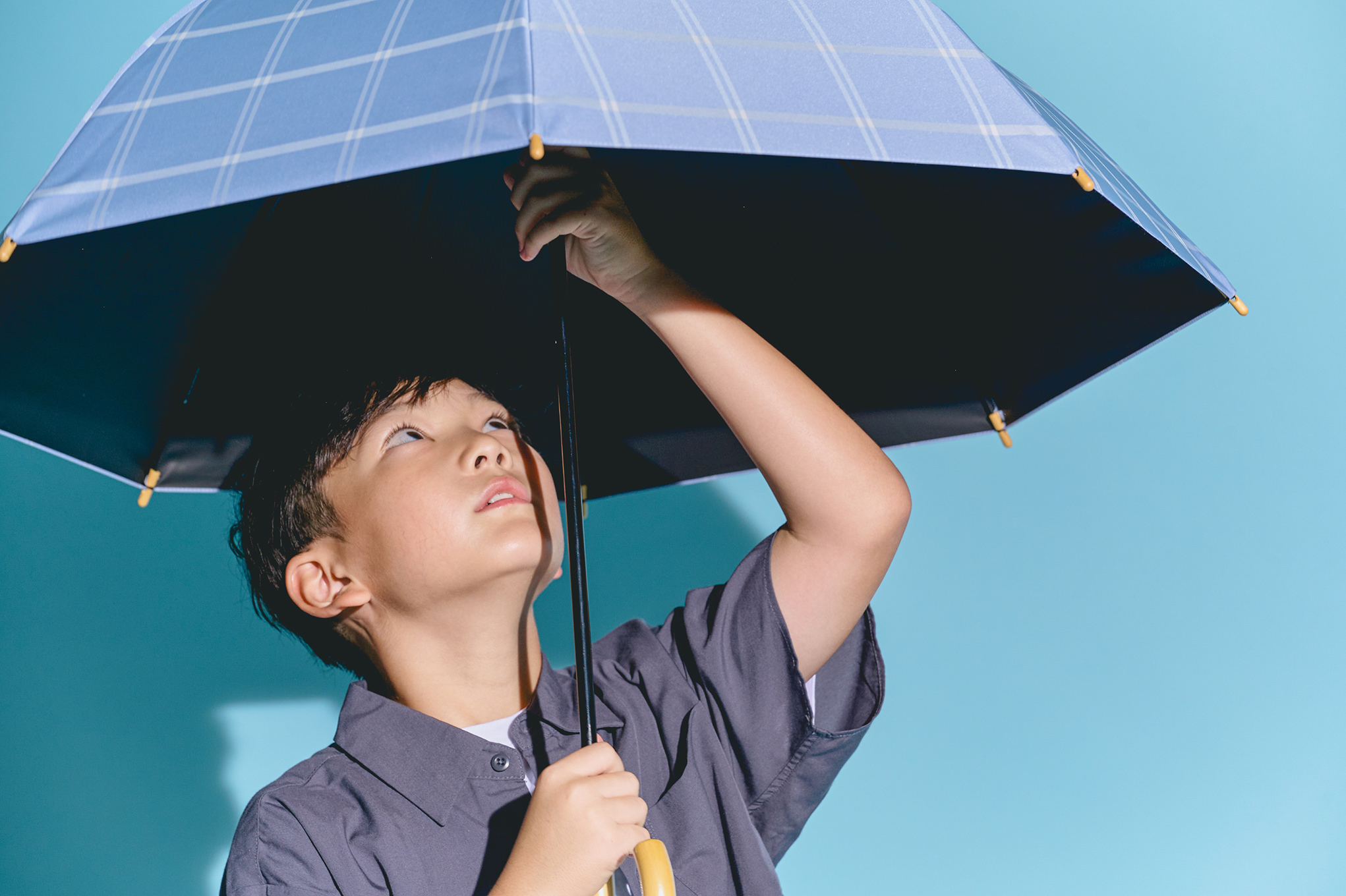 Sサイズ + plus / チェック / ブルー 12,100yen (tax in)